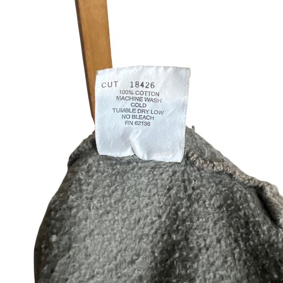 Vintage Guess Jeans USA Green 100% Cotton Size Large By Georges Marciano Hoodie - Picture 9 of 10